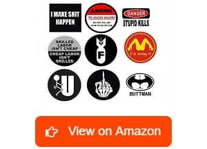 H&E Deals Funny Hard Hat Stickers