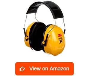 3M Peltor Optime 98 Over the Head Earmuff