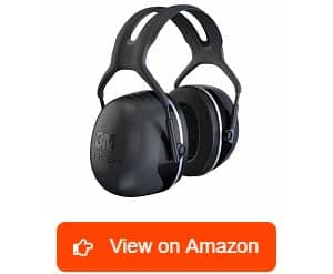 3M Peltor X Series Over the Head Earmuffs