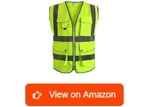 JKSafety Class 2 High Visibility Safety Vest