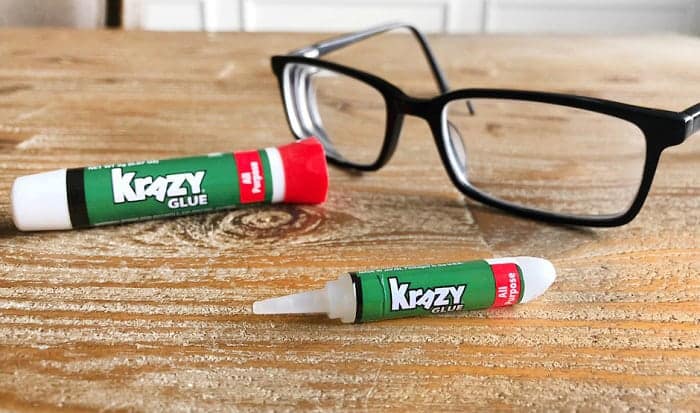 best glue for plastic eyeglass frames