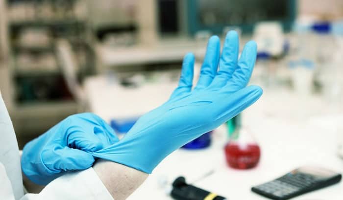 disinfect-latex-gloves