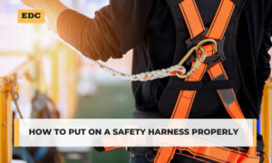 how to put on a safety harness properly