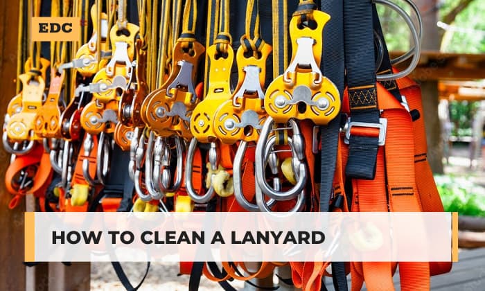 how to clean a lanyard