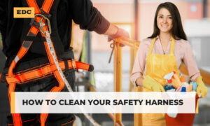 how to clean your safety harness