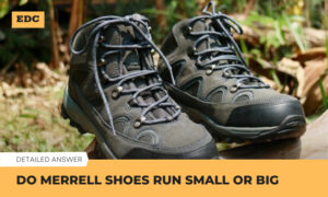 do merrell shoes run small or big
