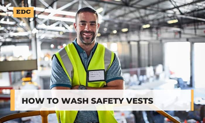 how to wash safety vests