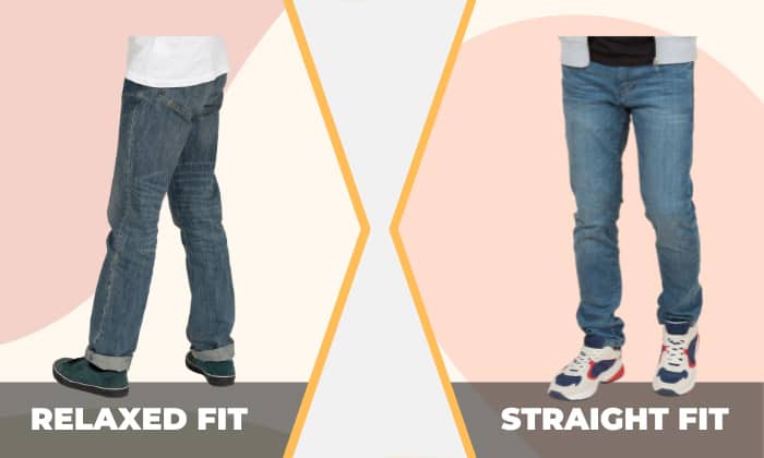 relaxed fit vs straight fit