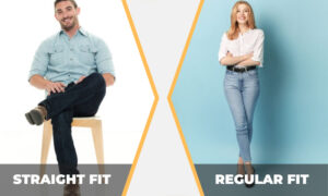 straight fit vs regular fit