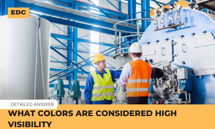what colors are considered high visibility