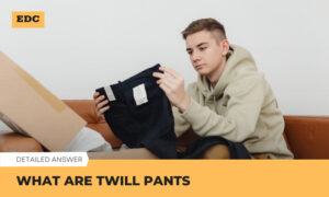 what are twill pants