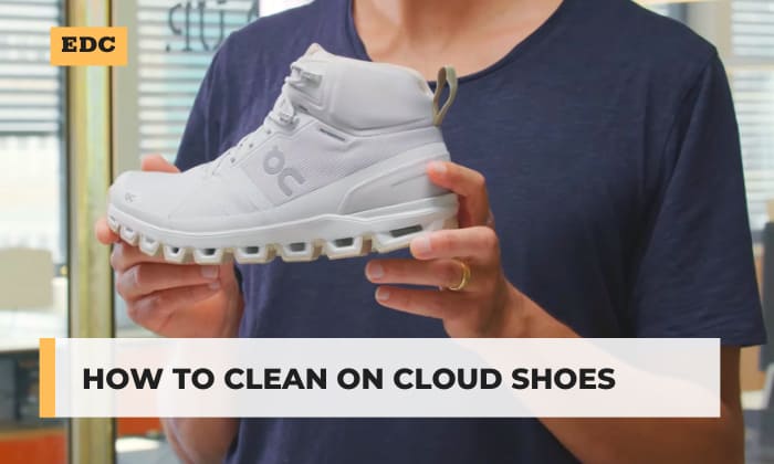 how to clean on cloud shoes