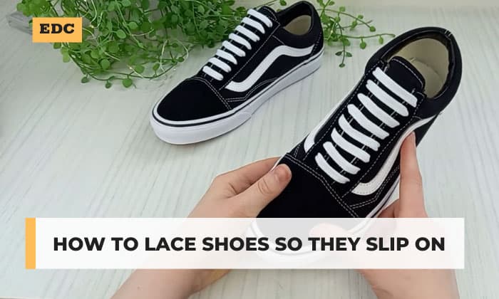 how to lace shoes so they slip on