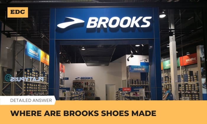 where are brooks shoes made