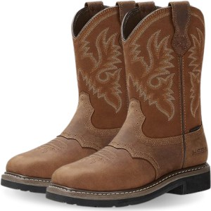 HISEA-Men's-Western-Steel-Toe-Work-Boots